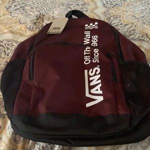 Brand New Vans backpack with tags on it!